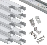 Starlandled Led Aluminum Channel Wide 2m/6.6ft, 10*6.6ft, Silver. Fixed Price $96.88.