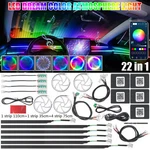 Symphony Dreamcolor Led Car Interior Acrylic Guide Fiber Ambient Light 22 In 1. Fixed Price $59.00.