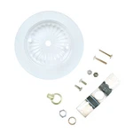 Jandorf 60217 White Traditional Canopy Kit For Outlet Box & Hang Ceiling Fixture. Fixed Price $11.20.