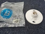 (qty 7) Bergen Bk2: Keyless Medium Base Socket Ceiling Plate White Plastic. Fixed Price $17.84.