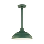 Millennium Lighting Rwhs14-sg R Series 1-light Warehouse Shade In Satin Green. Fixed Price $119.90.