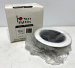 Nora Nl411 Two-toned 4" Adjustable Stepped Baffle Ring. Fixed Price $9.88.