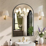 Sweetcrispy 20x30 Arched Black Bathroom Mirrors For Wall,. Fixed Price $43.61.
