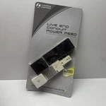 Lithonia Lighting Live End Conduit Power Feed W/ Black Cover New Track. Fixed Price $7.99.