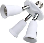 3 In 1 Light Bulb Socket Splitter, E26/e27 Multi Adapter 360 Degree. Fixed Price $16.54.