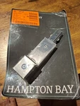 Hampton Bay Track Conduit Power Feed - Black Finish 2400 Watts. Fixed Price $10.00.