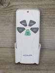 Kichler Chq7030t Ceiling Fan Remote Control Glow In The Dark W/ Cradle - White. Fixed Price $28.95.