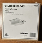 Nuvo Tp154 - Floating Canopy White Track Lights. Brand New. Fixed Price $19.99.