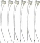 6 Pcs G8 Base Porcelain Halogen Socket Led Light Bulb Ceramic With 6". Fixed Price $14.29.