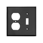Ageless Iron 600954-switch-outlet-plate Rustic Black 4.875" X - Grey. Fixed Price $22.20.