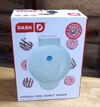 Dash Express Mini Donut Maker Mint Aqua 7 Donuts Nonstick Electric Ddm007gbaq04. Fixed Price $29.99.