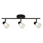Vaxcel Dalton 23"w 3 Light Led Directional Light, Matte Black/clear - C0320. Fixed Price $94.99.
