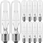 Tiqian 10-pack 40w T10 Incandescent Led Light Bulbs, Warm White,dimmable Clear G. Fixed Price $45.45.