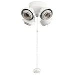 Kichler 4 Light Led Turtle Fitter, Matte White - 350210mwh. Fixed Price $119.99.