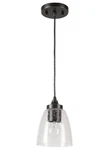 Aspen Creative 1 Light Ceiling Pendant Clear Seeded Glass Oi Rubbed Bronze. Fixed Price $24.00.