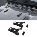 Matte Black Hood Hinge Cover Trim Decor For Jeep Wrangler Jl Gladiator Jt 2018+. Fixed Price $19.99.