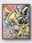 Pet Art Playful Puppy Face Wall Child Room Decor 16 X 20 Acrylic Canvas. Fixed Price $199.99.