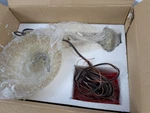 Vaxcel Lodge Pendant Light Srench Scavo Glass Globe Pd33057ns New. Fixed Price $89.99.