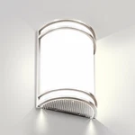 Flynix Dimmable Led Half Cylinder Wall Sconce, 3000k-5000k, Brushed Nickel. Fixed Price $67.78.
