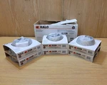 Halo 6 In Satin Nickel Recessed Ceiling Light Baffle Trim - Lot Of 353sn. Fixed Price $59.95.