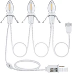 Meonum Accessory Cord With 3 Led Light Bulbs, 8.2 Ft Indoor Blow Mold White. Fixed Price $21.64.