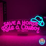 Nosun "save A Horse" Neon Sign Led Wall Decor - Adjustable Brightness, Usb Power. Fixed Price $42.66.