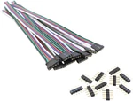 5 Pin Rgbw Led Connector Extension Wire With Conenctor, Sim&nat 15 Cm / 5.. Fixed Price $10.10.