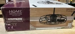 Home Decorators Heritage Point 25 In. Led Indoor Matte Black Ceiling Fan (open). Fixed Price $140.79.