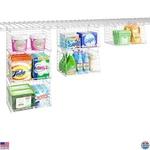 3-tier Foldable Wire Laundry Basket Organizer With 360 Hooks - Space-saving. Fixed Price $54.24.