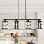 Mexo Crystal Pendant Light Fixture For Kitchen Island Dining Room Farmhouse. Fixed Price $183.09.