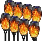 Swingers Solar Lights Outdoor,solar Torch / Flickering Flame,waterproof .. Fixed Price $28.79.