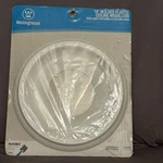 Westinghouse 77037 Ceiling Medallion, 9-3/4 In Dia, L, Plastic. Fixed Price $8.40.
