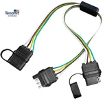 4 Way Flat Trailer Connector - Pin Wiring Harness Splitter Y Adapter With 17.5. Fixed Price $14.93.