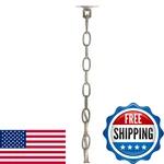 Kichler 4901daw Accessory Chain Heavy Gauge 36-inch Distressed Antique White. Fixed Price $59.05.