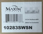 Maxim 10283sw Lateral 3 Light 20"w Bathroom Vanity - Nickel. Fixed Price $80.00.