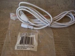 Kichler 6hs1sl8dcwh 8ft Hard Strip Dc Jack Cord / Supply Lead. Fixed Price $6.29.