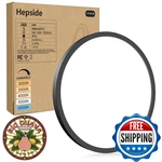 Hepside 12" 24w Dimmable Led Flush Mount Ceiling Light, 3000k-6500k. Fixed Price $32.98.