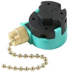 Akahttbn Ceiling Fan Switch 3 Speed 4 Wire Zing Ear Ze-268s6, Brass. Fixed Price $9.07.