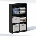 Furinno Reed 3-tier Closet Organizer Open Shelf Blackwood. Fixed Price $72.78.