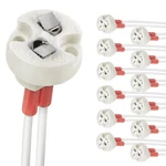 Dicuno G4, Gu5.3 Bi-pin Ceramic Base Socket, Mr16, 12 Count (pack Of 1), Red. Fixed Price $11.94.
