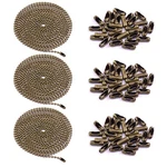 Swpeet 3pcs Bronze 120" Metal Ceiling Fan Pull Chain 0.87 Inches,. Fixed Price $15.99.