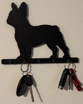 Choose Your Color - French Bulldog Key Chain Holder, Rack Wall Mount 3d Printed. Fixed Price $14.99.
