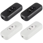 Inline Cord Switch, Pluspoe 2-pack On Off Button Control Lamp Appliance Switch F. Fixed Price $7.25.