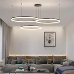 Mikeru Modern Led 3-light Chandelier Light, 3000k-6500k Adjustable Color Temp. Fixed Price $149.99.