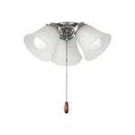 Satin Nickel Led Ceiling Fan Light Kit From The Kits Collection. Fixed Price $86.00.