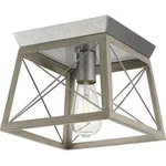 Progress Lighting Briarwood 1 Light Bleached Oak Galvanized Flush Mount. Fixed Price $23.74.