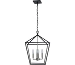 Craftmade Flynt Ii Outdoor Pendant, 4-light 240 Total Watts, Flat Black/nickel. Fixed Price $115.05.