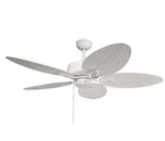 Harbor Breeze, 52" Indoor/outdoor Ceiling Fan W White Wicker Blades "tilghman". Fixed Price $179.50.