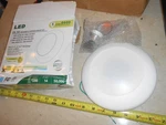Led Dl56 Blk-led36-dl-14w-35k- Eco 6" Recessed & Surface Mount Disk Light. Fixed Price $10.00.