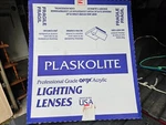 Plaskolite 1a30020a Clear Optix Prismatic 23.75" X 23.75 Pack Of 25. Fixed Price $219.90.